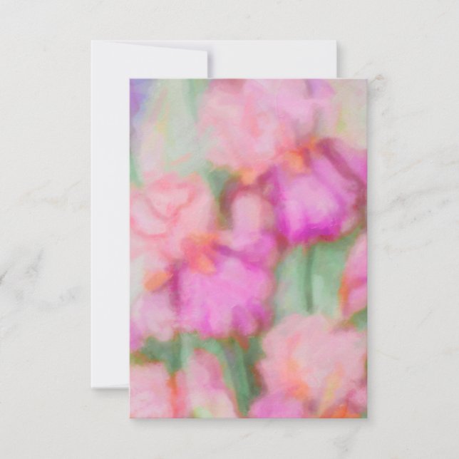 Bat mitzvah rose Irises RSVP (Devant)