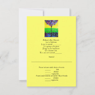 Bat mitzvah RSVP