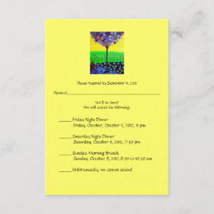 Bat mitzvah RSVP pour Ally