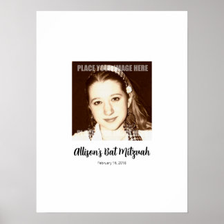 Bat mitzvah Se connecter Poster du conseil du part