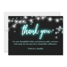 Bat Mitzvah Turquoise Neon Themed