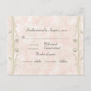 Bat Mitzvah UAWG RSVP Karte