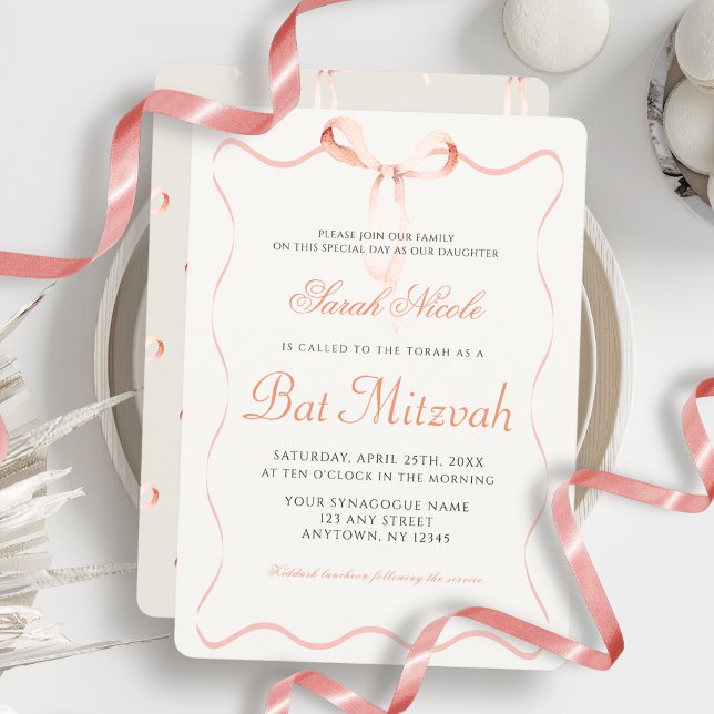 Bat Mitzwa Einladung (Von Creator hochgeladen)