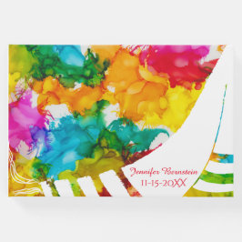 Bat oder Bar Mitzvah Party Farbiges Gästebuch