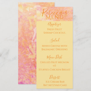 Bat ou Bar Mitzvah Simply Subtil Food Menu