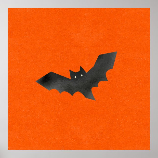 Bat Poster – Dark Atmospheric Design (Vorne)