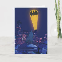 Bat Signal Over Gotham