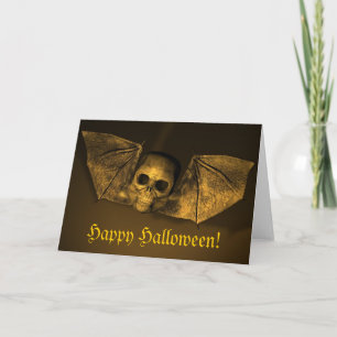 Bat Skull Karte