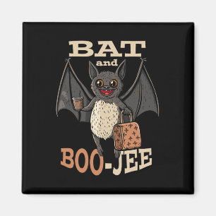 Bat und Boo-jee Boujee Halloween Kostümtrick oder Magnet