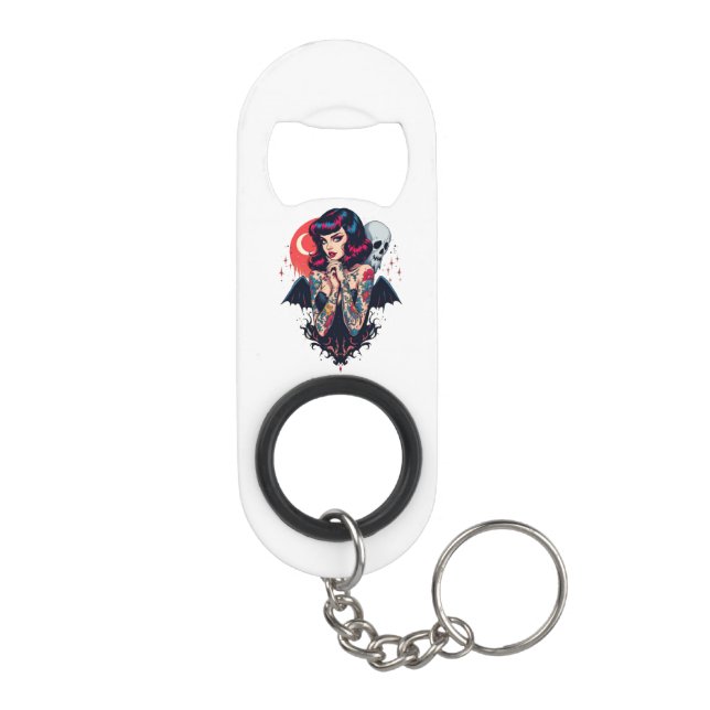 Bat Wing Beauty Mini Flaschenöffner (Rückseite)