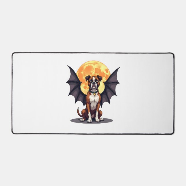 Bat Wings Boxer Schreibtischunterlage (Vorderseite)