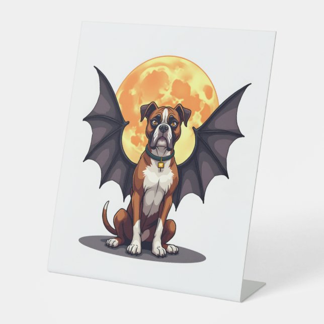 Bat Wings Boxer Sockelschild (Vorderseite)
