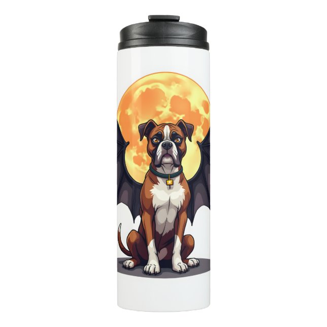 Bat Wings Boxer Thermosbecher (Vorderseite)