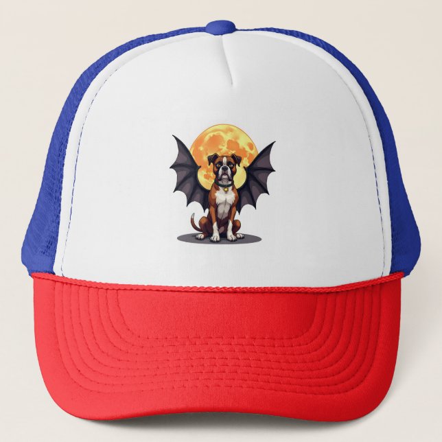 Bat Wings Boxer Truckerkappe (Vorderseite)