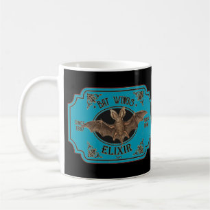 BAT WINGS ELIXIR lustige halloween Kaffeetasse