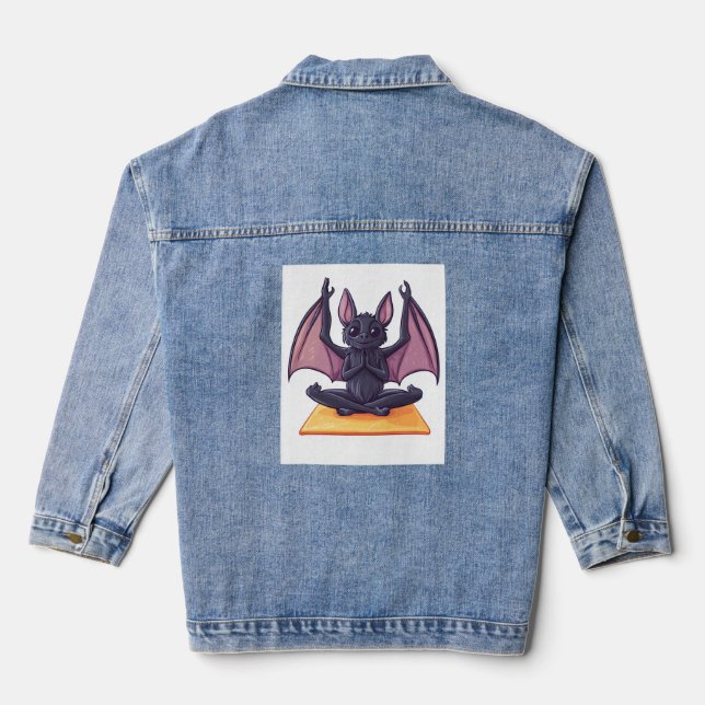 Bat Yoga Flow Jeansjacke (Rückseite)