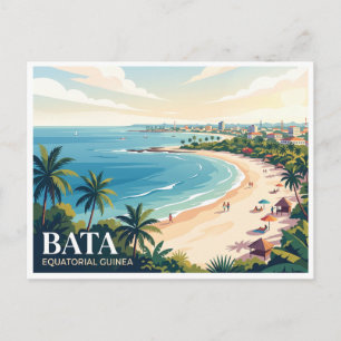 Bata Küste Äquatorialguinea Postkarte