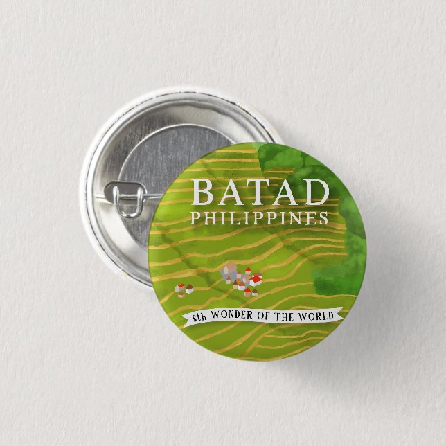 Batad Philippinen Button (Vorne & Hinten)