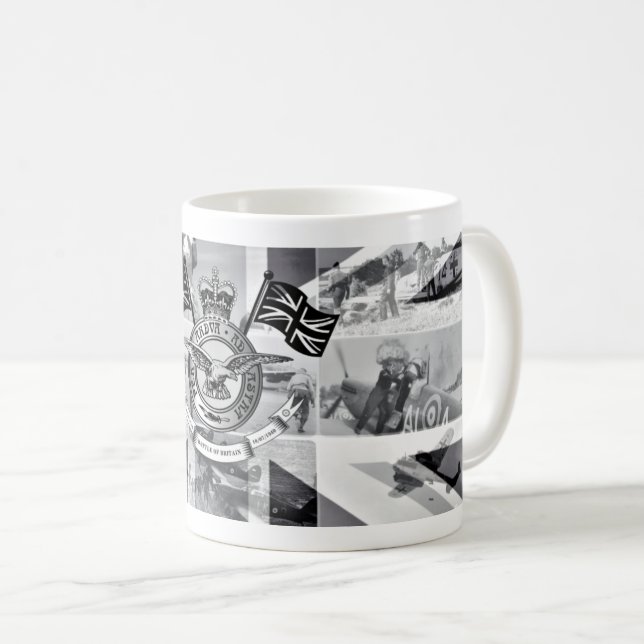 Bataille d'Angleterre RAF Tribute Mug - Aviation 2 (Devant droit)