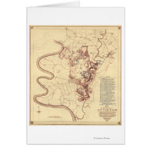 Bataille d'Antietam - carte panoramique 5 de