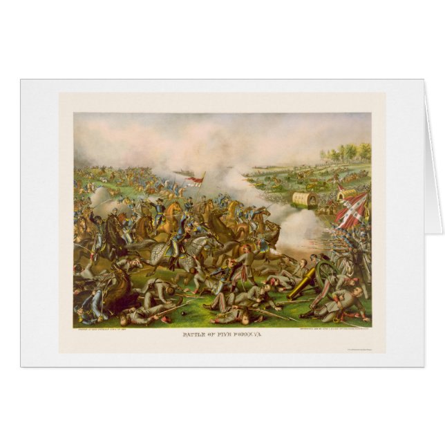 Bataille de cinq fourchettes, VA 1865 (Devant horizontal)