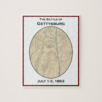 Bataille de Gettysburg Carte Puzzle