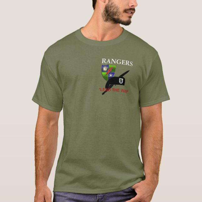 BATAILLE DE L'AC 75E RANGER REGT T-SHIRT (Devant)