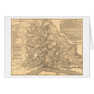 Bataille de Shiloh - carte panoramique 3 de guerre