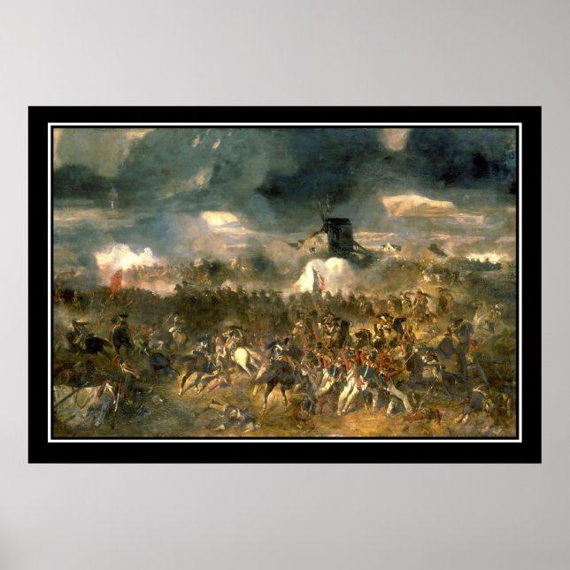 Bataille de Waterloo Poster vintage (Devant)