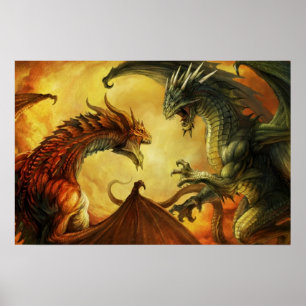 Bataille Dragon, Grande Poster