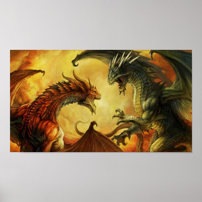 Bataille Dragon, Poster (Devant)