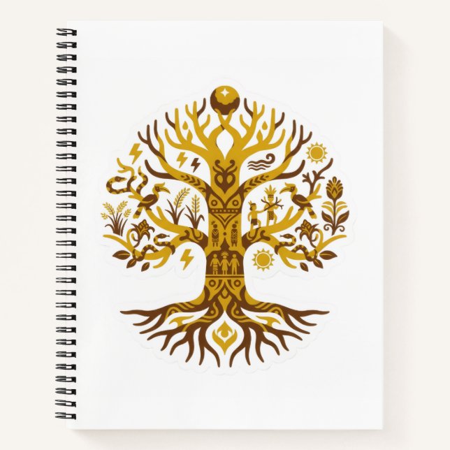 Batang Garing (Tree of Life) Notizbuch (Vorderseite)