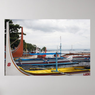 Batangas Boote. Poster