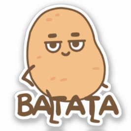 Batata Potato Funny Arab Aufkleber