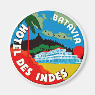 Batavia Hotel Des Indies Magnet