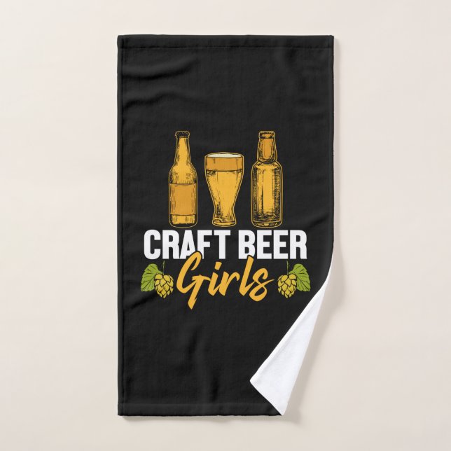 Bateau à bière Bateau à bière Filles à bière Anniv (Serviette à main)