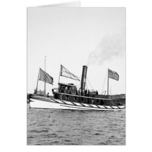 Bateau à moteur Boston : fin des années 1800
