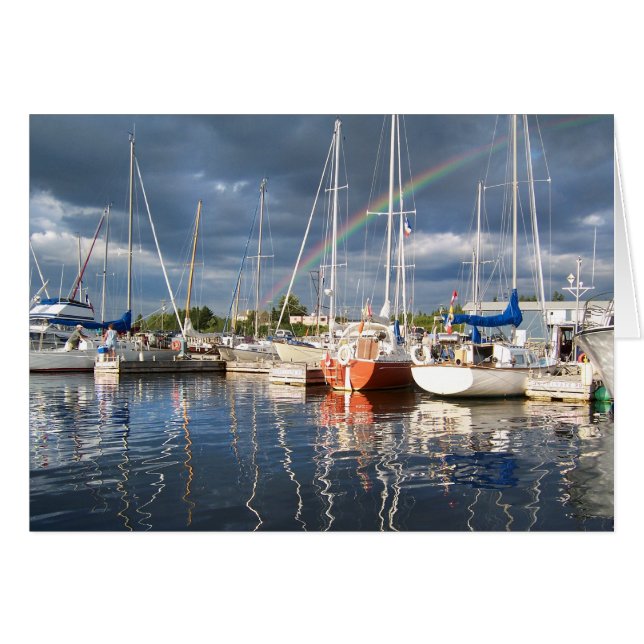 Bateau à quai à Marina Photographie (Devant horizontal)