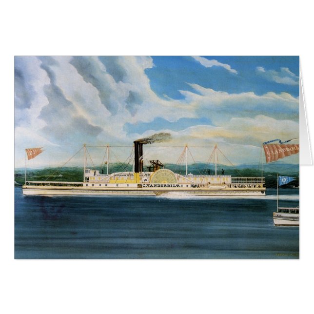 Bateau à vapeur Vanderbilt 1847 (Devant horizontal)