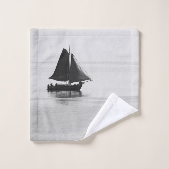 Bateau à voile (Gant de toilette)