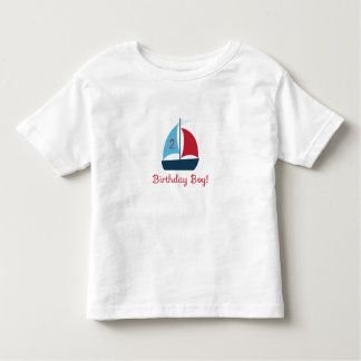 Bateau à voile Anniversaire Garçon T-Shirt