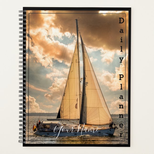 Bateau à voile - Planificateur quotidien - HAMbWG (Devant)