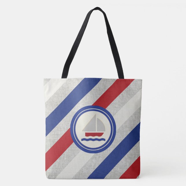 Bateau à voile sur le sac classique (Devant)