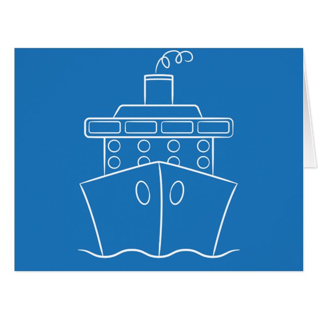 Bateau de croisière (Devant horizontal)