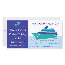 Bateau de croisière Enregistrer la date Cartes pho