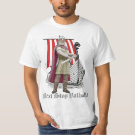 bateau de Viking avec la lumière de T-shirt de
