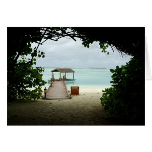 Bateau d'île des Maldives