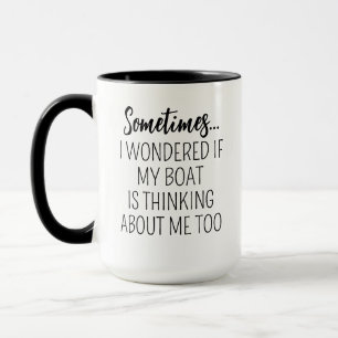 Bateau drôle Mug de café nautique : Bateau Cadeaux