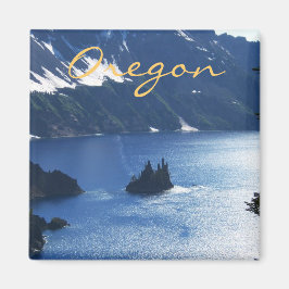 Bateau fantôme Crater Lake Oregon Magnet