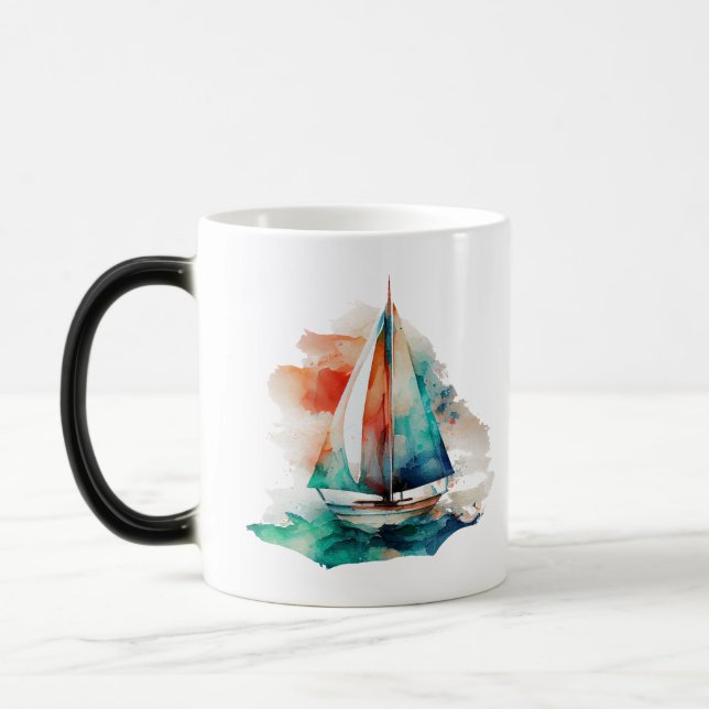 Bateau nautique Coffee Mug (Gauche)